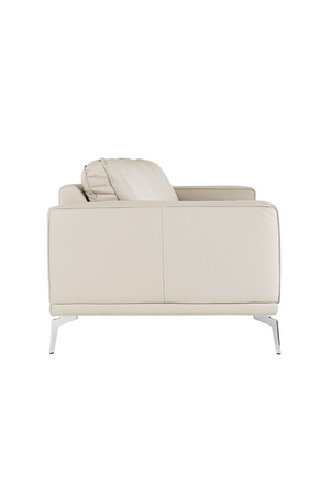 Gray Italian Leather Sofa | OROA Modern Soho | Oroa.com