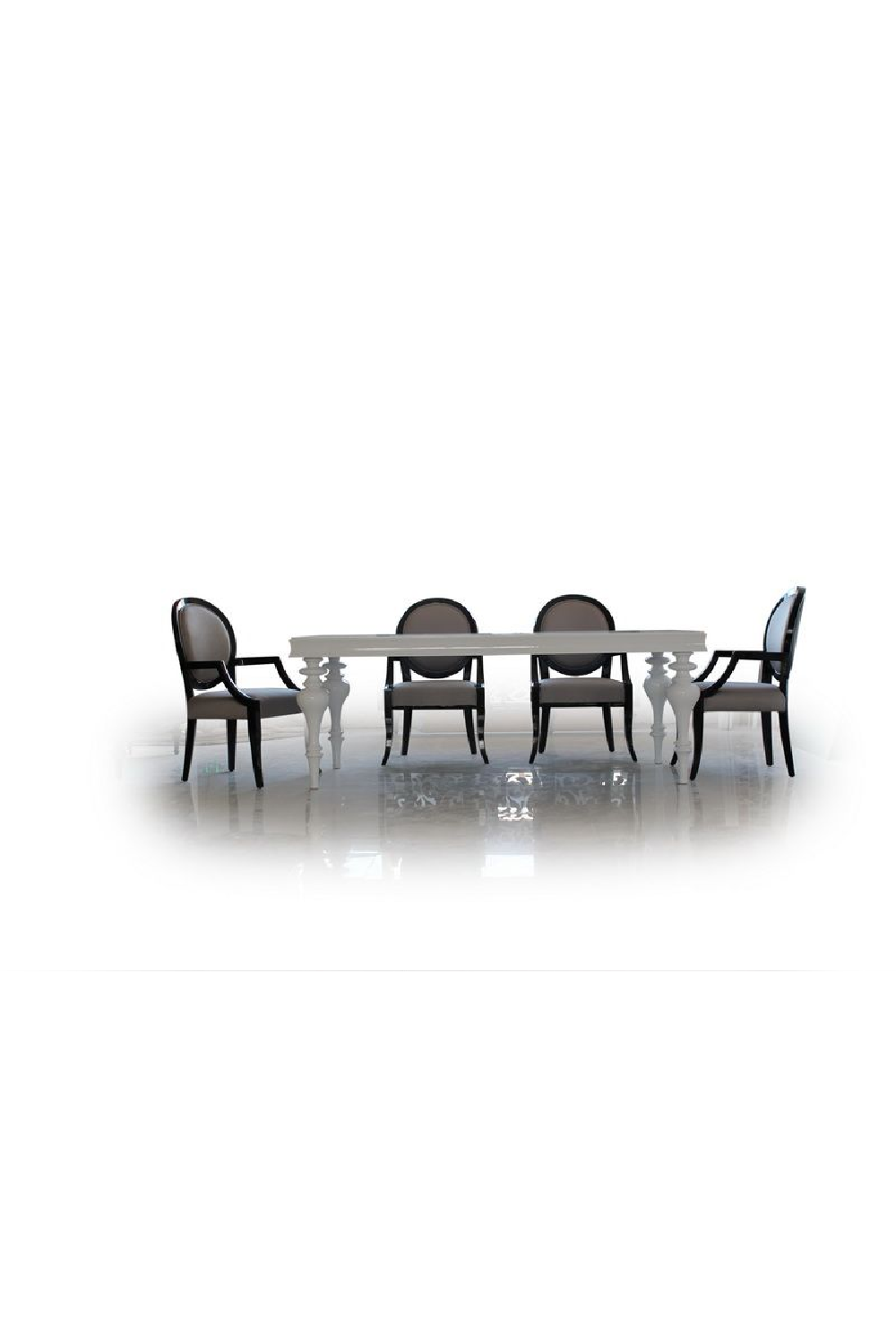 Oval-Back Dining Armchairs (2) | OROA Modern 307 | Oroa.com