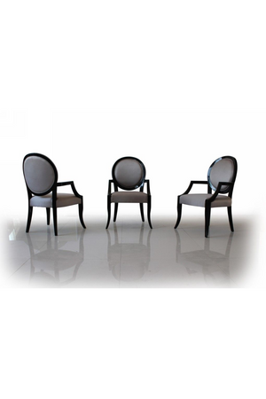 Oval-Back Dining Armchairs (2) | OROA Modern 307 | Oroa.com