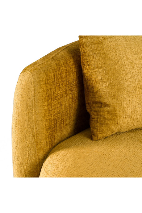 Yellow 4-Seater Sofa | OROA Modern Oakland | Oroa.com