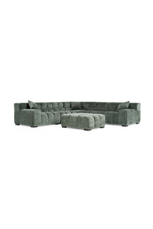 Green Fabric Modular Sofa | OROA Modern Ludwig | Oroa.com