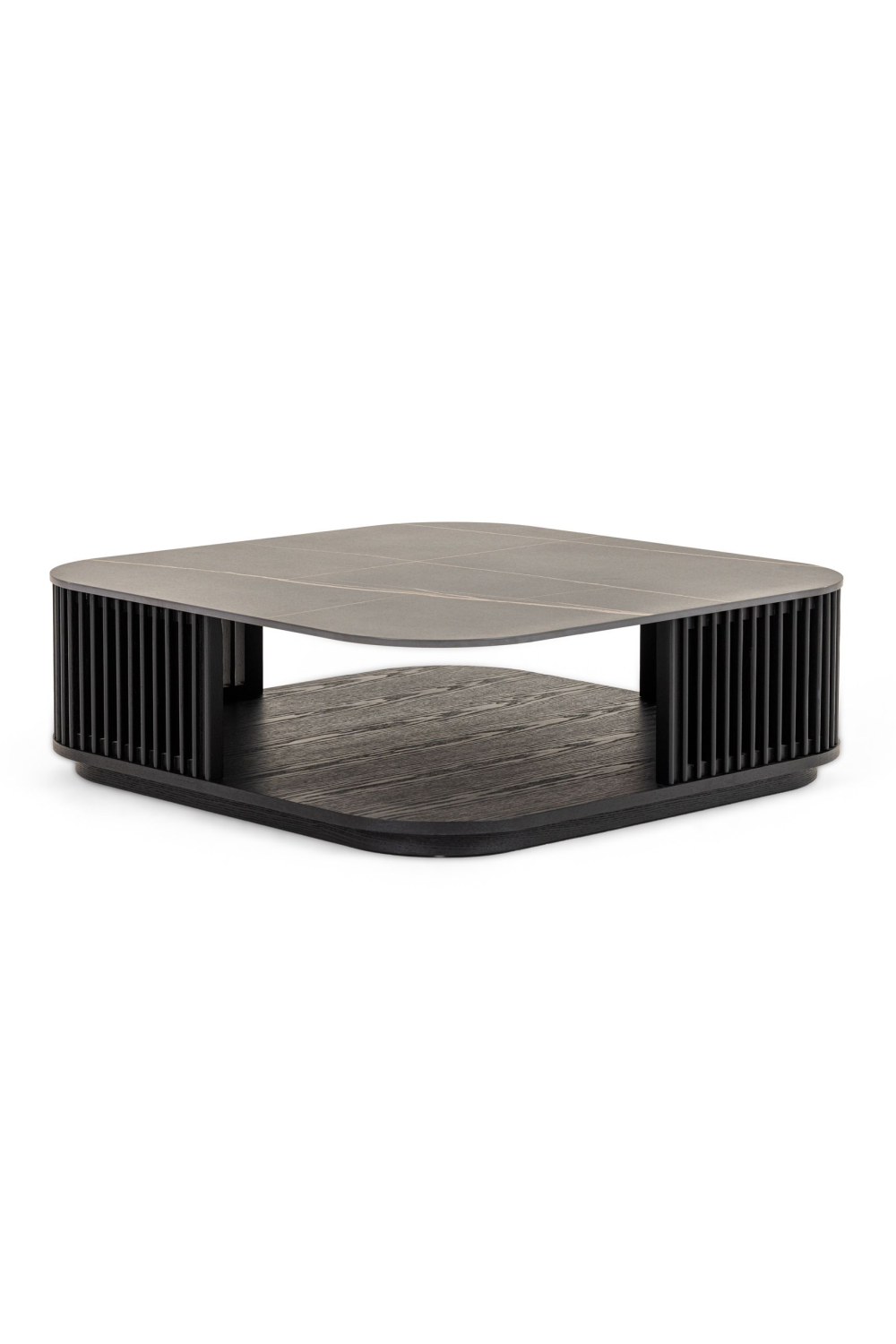 Black Ceramic Square Coffee Table | OROA Modern Chip | Oroa.com