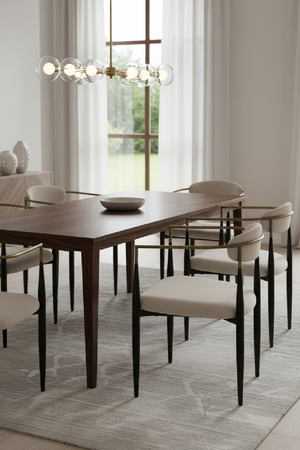   Gold-Armed Dining Chair | Oroa.com