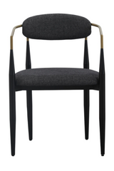 Gold-Armed Dining Chair | OROA Modern Buchtel | Oroa.com