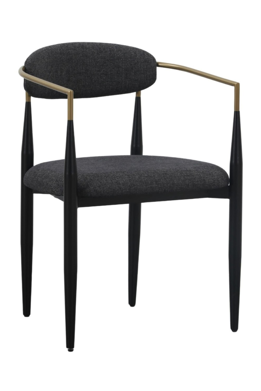 Gold-Armed Dining Chair | OROA Modern Buchtel | Oroa.com
