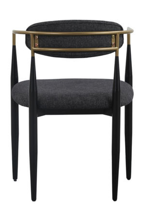 Gold-Armed Dining Chair | OROA Modern Buchtel | Oroa.com