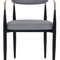 Gold-Armed Dining Chair | OROA Modern Buchtel | Oroa.com