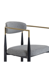 Gold-Armed Dining Chair | OROA Modern Buchtel | Oroa.com