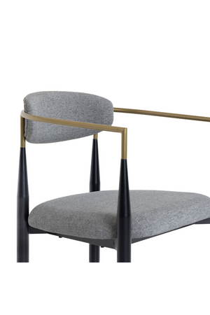 Gold-Armed Dining Chair | OROA Modern Buchtel | Oroa.com