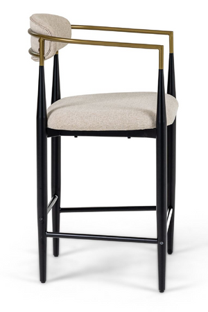Gold-Armed Counter Chair | OROA Modern Buchtel | Oroa.com