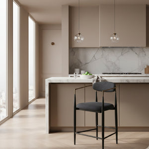   Gold-Armed Counter Chair | Oroa.com