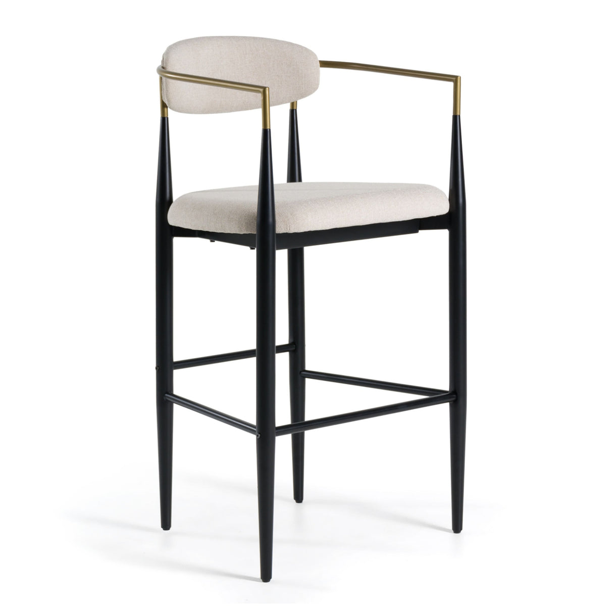   Gold Armed Bar Chair | Oroa.com