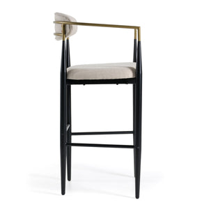   Gold Armed Bar Chair | Oroa.com