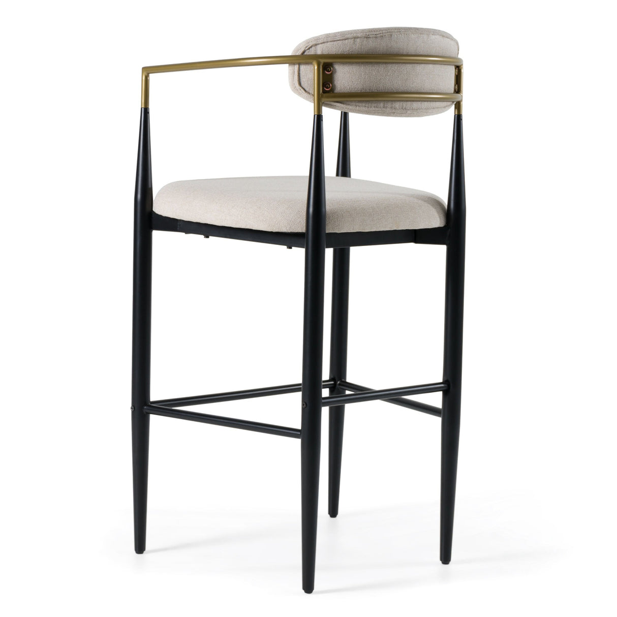   Gold Armed Bar Chair | Oroa.com