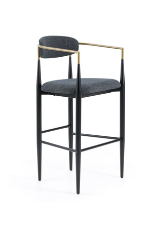 Gold Armed Bar Chair | OROA Modern Buchtel | OROA