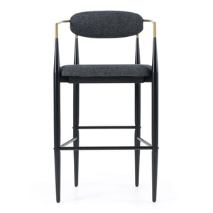   Gold Armed Bar Chair | Oroa.com