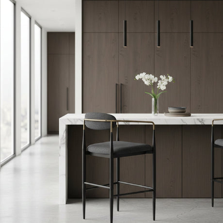 Gold Armed Bar Chair | OROA Modern Buchtel | Oroa.com