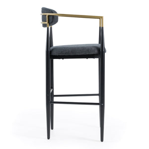   Gold Armed Bar Chair | Oroa.com