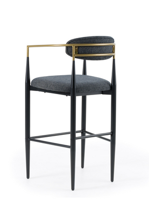 Gold Armed Bar Chair | OROA Modern Buchtel | OROA