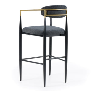   Gold Armed Bar Chair | Oroa.com