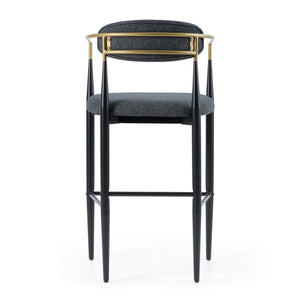   Gold Armed Bar Chair | Oroa.com