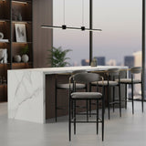 Gold Armed Bar Chair | OROA Modern Buchtel | Oroa.com