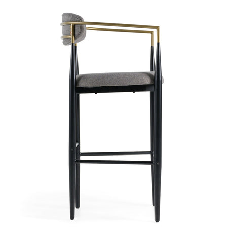 Gold Armed Bar Chair | OROA Modern Buchtel | Oroa.com
