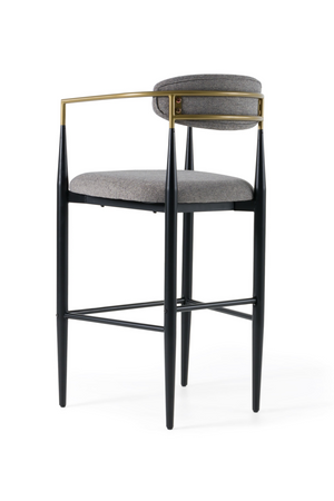 Gold Armed Bar Chair | OROA Modern Buchtel | OROA