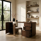 Wooden 3-Drawer Desk | Oroa Modern Albrite | Oroa.com