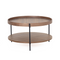 Round Wooden 2-Layer Coffee Table M | OROA Modern Savoy | Oroa.com