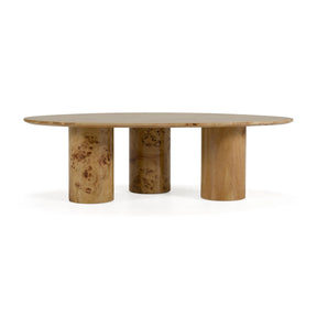 Freeform Burl Wood Coffee Table - OROA Modern Avril - view 1