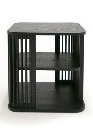 Slatted Black Ash End Table | OROA Modern Thayne | Oroa.com