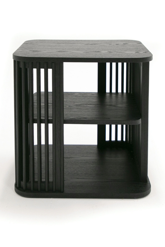 Slatted Black Ash End Table | OROA Modern Thayne | Oroa.com