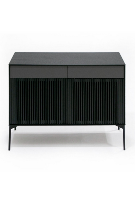 Black Oak Louvered Sideboard | OROA Modern Casper | Oroa.com