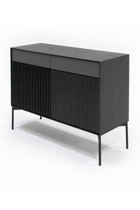 Black Oak Louvered Sideboard | OROA Modern Casper | Oroa.com