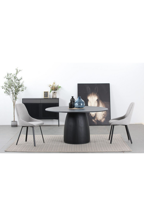 Black Oak Louvered Sideboard | OROA Modern Casper | Oroa.com