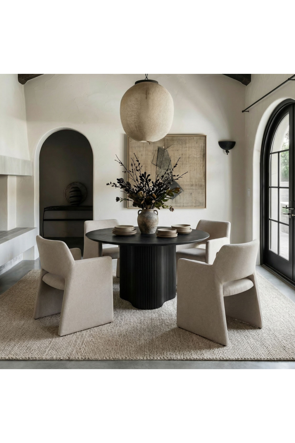 Fabric Upholstered Dining Chair | OROA Modern Lasara | Oroa.com