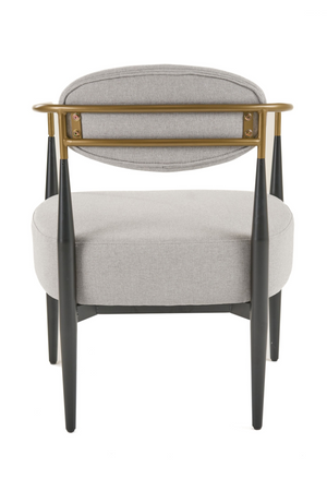 Gold-Armed Accent Chair | OROA Modern Liberty | Oroa.com