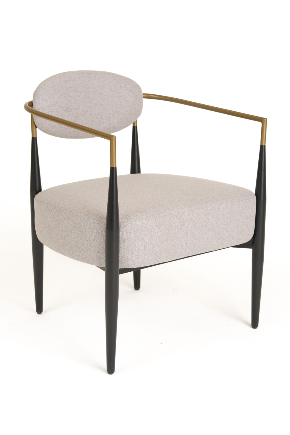 Gold-Armed Accent Chair | OROA Modern Liberty | Oroa.com