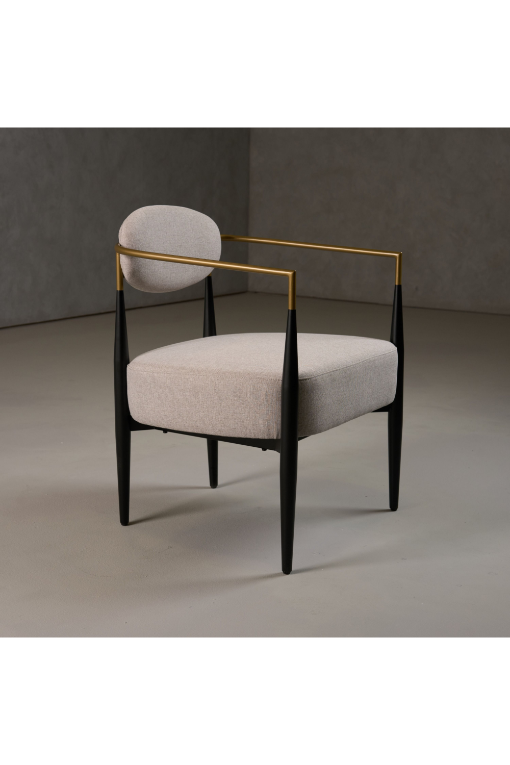 Gold-Armed Accent Chair | OROA Modern Liberty | Oroa.com