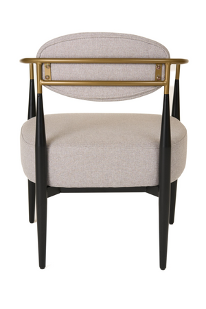 Gold-Armed Accent Chair | OROA Modern Liberty | Oroa.com