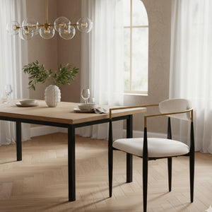   Gold-Armed Dining Chair | Oroa.com