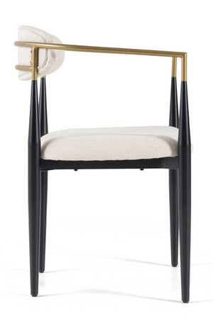 Gold-Armed Dining Chair | OROA Modern Buchtel | Oroa.com