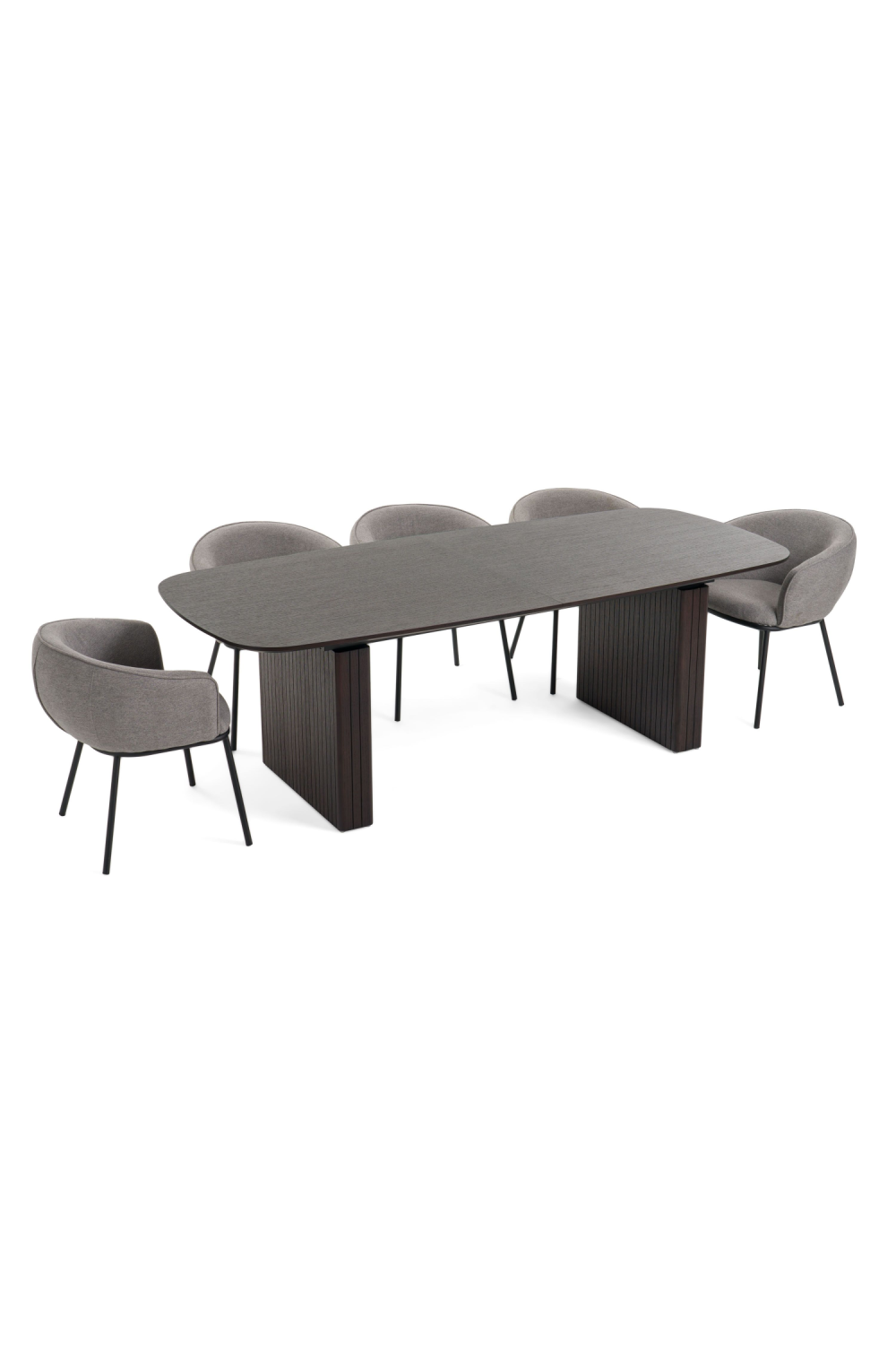 Smoked Oak Extendable Dining Table | OROA Modern Calhoun | Oroa.com