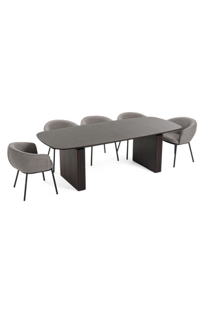 Smoked Oak Extendable Dining Table | OROA Modern Calhoun | Oroa.com