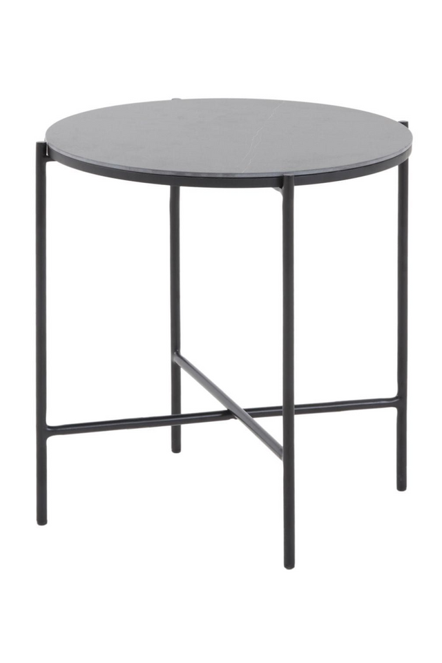 Black Ceramic End Table | OROA Modern Hobart | Oroa.com