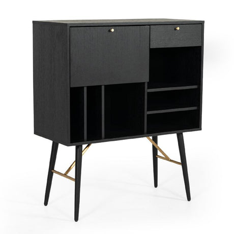 Black Oak Tall Buffet | OROA Modern Billy