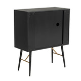 Black Oak Tall Buffet | OROA Modern Billy
