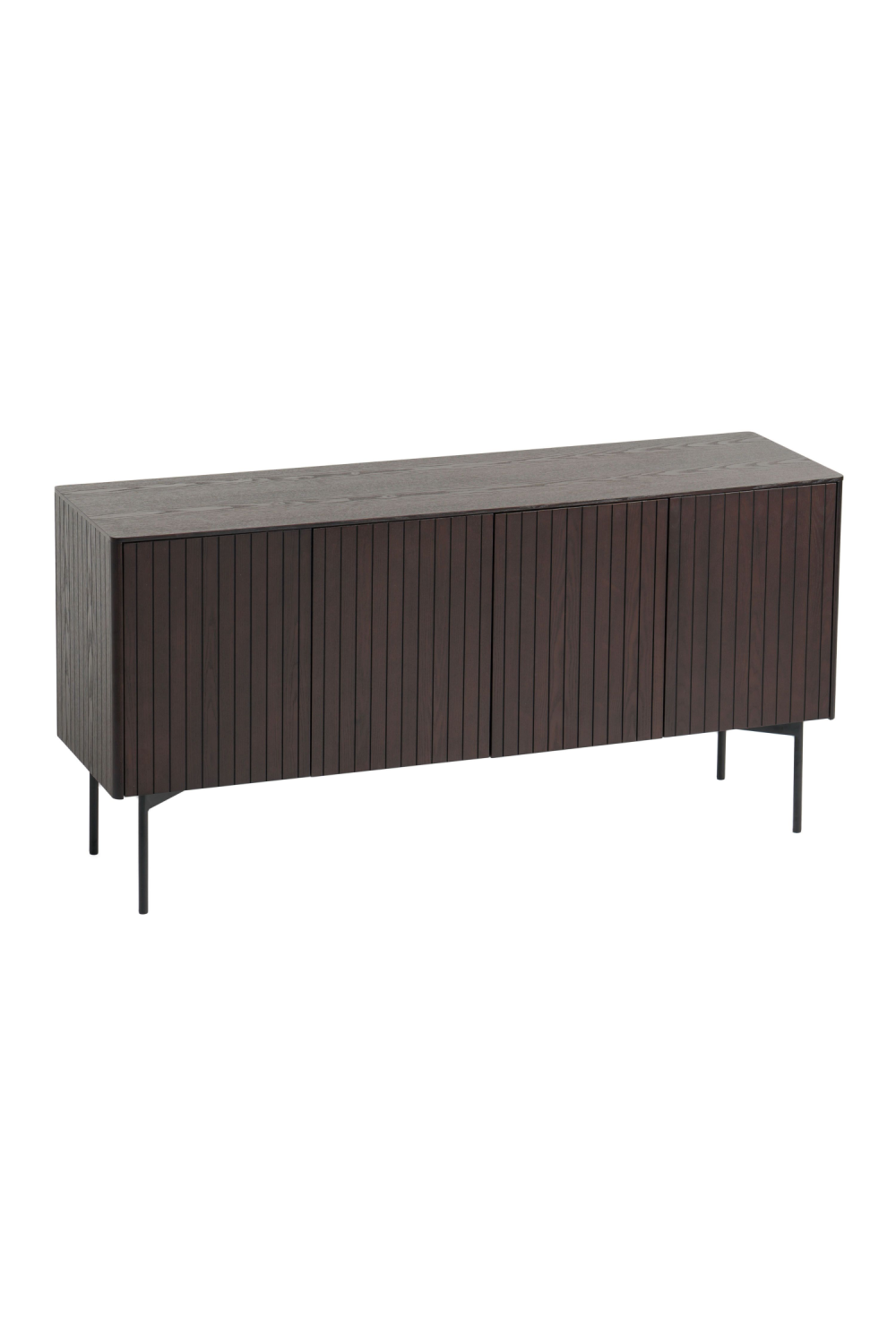 Slatted Smoked Ash Sideboard | OROA Modern Calhoun | Oroa.com