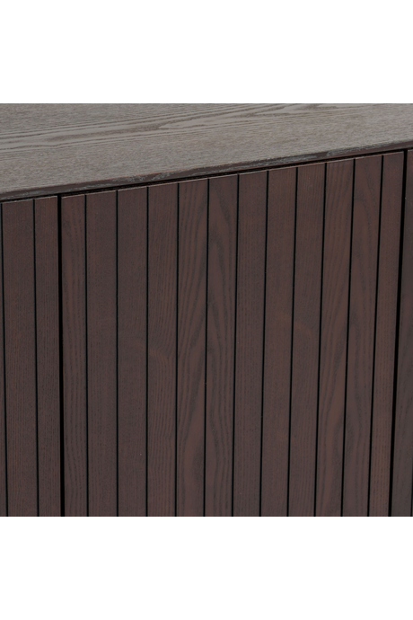 Slatted Smoked Ash Sideboard | OROA Modern Calhoun | Oroa.com